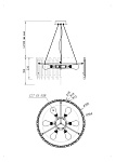 Подвесной светильник Maytoni MOD136PL-06BS, фото 4