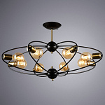 Люстра на штанге Arte Lamp Glasgow A1963PL-8BK, фото 3