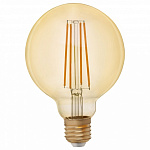 Лампа светодиодная Эра F-LED E27 7Вт 2400K F-LED G95-7W-824-E27 gold, фото 1
