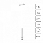 Подвесной светильник Arte Lamp Rapid A1159PL-1WH, фото 3