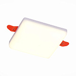 ST700.038.16 Св-к встр. Белый LED 1*16W 3000K 1 380Lm Ra80 180° IP44 L121xW121xH33 85-265V Встраиваемые светильники