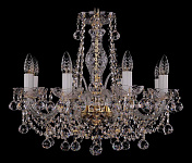 Подвесная люстра Bohemia Ivele Crystal 1411 1411/8/195/G/Balls, фото 2