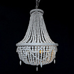Подвесная люстра Imperiumloft Rh Anselme White Wood Large Chandelier 40.1934-0, фото 3
