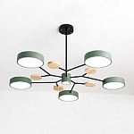 Люстра на штанге Imperiumloft Meade Lamps Green MEADE-01