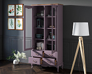 Шкаф Leontina Lavanda для посуды высокий 4 ящика  арт ST9355/4L, фото 4