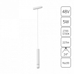 Подвесной светильник Arte Lamp Rapid A2959PL-1WH, фото 3