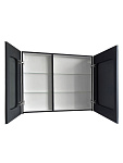 Зеркало-шкаф Mirror Box black Led 1000х800, фото 4