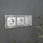 Рамка на 3 поста Werkel Diamant (зеркальный) W0031220, фото 3