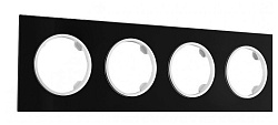 Рамка на 4 поста Arte Milano am-502.01 502.01-4.black, фото 1