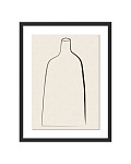 Постер Minimal Vase в чёрной раме, фото 2