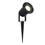 SL9014.425.01 Светильник уличный наземный ST-Luce черный GU10 1*50W ГАРО