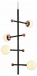 Люстра на штанге Natali Kovaltseva LOFT LED LED LAMPS 81338 GOLD BLACK, фото 1