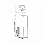 Подвесная люстра Lightstar Tubo L3T747133, фото 4