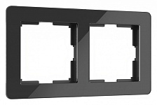Рамка на 2 поста Werkel Acrylic (черный) W0022708, фото 2