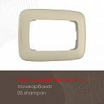 Рамка для двойной розетки Arte Milano am-505.05 505.05-double.shampan, фото 3