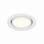 ST705.538.10 Св-к встр. Белый LED 1*10W 3000K 750Lm Ra>90 38° IP20 D102xH85 170-240V Встраиваемые светильники, фото 2