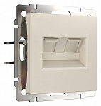 Розетка Ethernet RJ-45 без рамки Werkel айвори матовый W1181162, фото 2