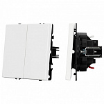 Выключатель двухклавишный без рамки Arlight SWT 054238, фото 2