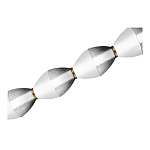 SL6130.403.24 Светильник подвесной ST-Luce Черный/Белый, Дымчатый LED 1*28W 3000K АЙС, фото 3