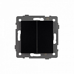 Выключатель проходной двухклавишный без рамки Arlight SWT 049893, фото 4
