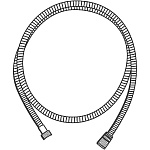28025001 Rotaflex Metal Long-life TwistStop Душ шланг металлический 1750 мм, макс. давление 16 бар, хром (замена арт. 28025000), фото 4