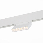 ST364.536.06 Магнитный трековый светильник белый LED 1*6W 3000K 532Lm Ra>80 36° IP20 L120xW22xH108 4 СКАЙЛАЙН 48V