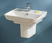 STRUKTURA EGF112-00 Раковина 50x40 с отв.для смесителя,сл.пер.,белый, фото 3