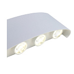 SL089.501.08 Светильник уличный настенный ST-Luce Белый кварцевый LED 8*1W 4000K БИСЕЛЛО, фото 3