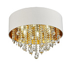 SL1350.502.06 Светильник потолочный ST-Luce Хром/Белый, Золотистый, Прозрачный E14 6*40W ЛАККИА, фото 3