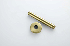 AQ2171BG держатель верхнего душа потолочный 150 мм, шлиф. золото, фото 3