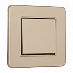 Выключатель одноклавишный Arte Milano SET16-1 SET16-1-30-1 shampan