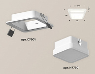 Встраиваемый светильник Ambrella Light XC XC7901012, фото 3