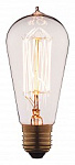 Лампа накаливания Loft it Edison Bulb E27 60Вт 2700K 6460-SC