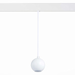 ST354.533.12 Магнитный трековый светильник подвесной Белый LED 1*12W 3000K 750Lm Ra>80 36° IP20 D100 СКАЙЛАЙН 48V, фото 2