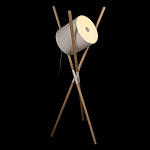 Торшер Loft it Bobbin 10245F White, фото 4