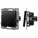 Выключатель проходной двухклавишный без рамки Arlight SWT 049893