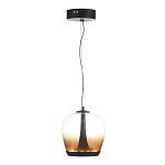 SL6014.413.01 Светильник подвесной ST-Luce Черный/Коричневый, Черный LED 1*17W 3000K РИПЛ, фото 4
