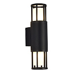 SL9017.401.02 Светильник уличный настенный ST-Luce черный/черный GU10 2*15W МЕСА, фото 4