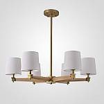 Люстра на штанге Imperiumloft Jorgenson White/Light wood STAVRA01, фото 1