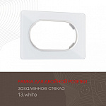 Рамка для двойной розетки Arte Milano am-502.13 502.13-double.white, фото 3