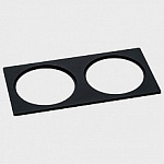 Рамка на 2 светильника Italline IT02-QRS2 IT02-QRS2 black, фото 1