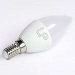 Лампа светодиодная LEDS POWER C37 E14 6Вт 3000K 006666, фото 2