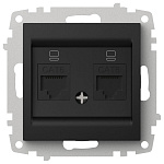 Розетка двойная Ethernet RJ-45 без рамки Elbi Eleсtriс Zena Vega 609-014800-248, фото 3