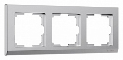 Рамка на 3 поста Werkel Stark (серебряный матовый) W0031865, фото 2