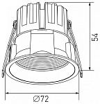 Встраиваемый светильник DesignLed DL-RE 00-00011357, фото 4