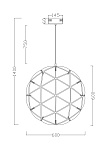 Подвесной светильник Freya FR5099PL-L45CH, фото 3