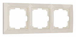 Рамка на 3 поста Werkel Snabb Basic (слоновая кость) W0032003, фото 2