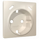 Накладка для розетки с заземлением и со шторками и 2хUSB type С Ambrella Volt ALFA AP3105, фото 2
