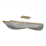 SL6509.223.01 Светильник подвесной ST-Luce Золотистый/Прозрачный LED 1*60W 4000K ФЕЗАЛЕ, фото 3
