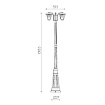 SL081.405.02 Светильник уличный наземный ST-Luce Черный/Черный, Прозрачный E27 2*40W SIVINO, фото 4